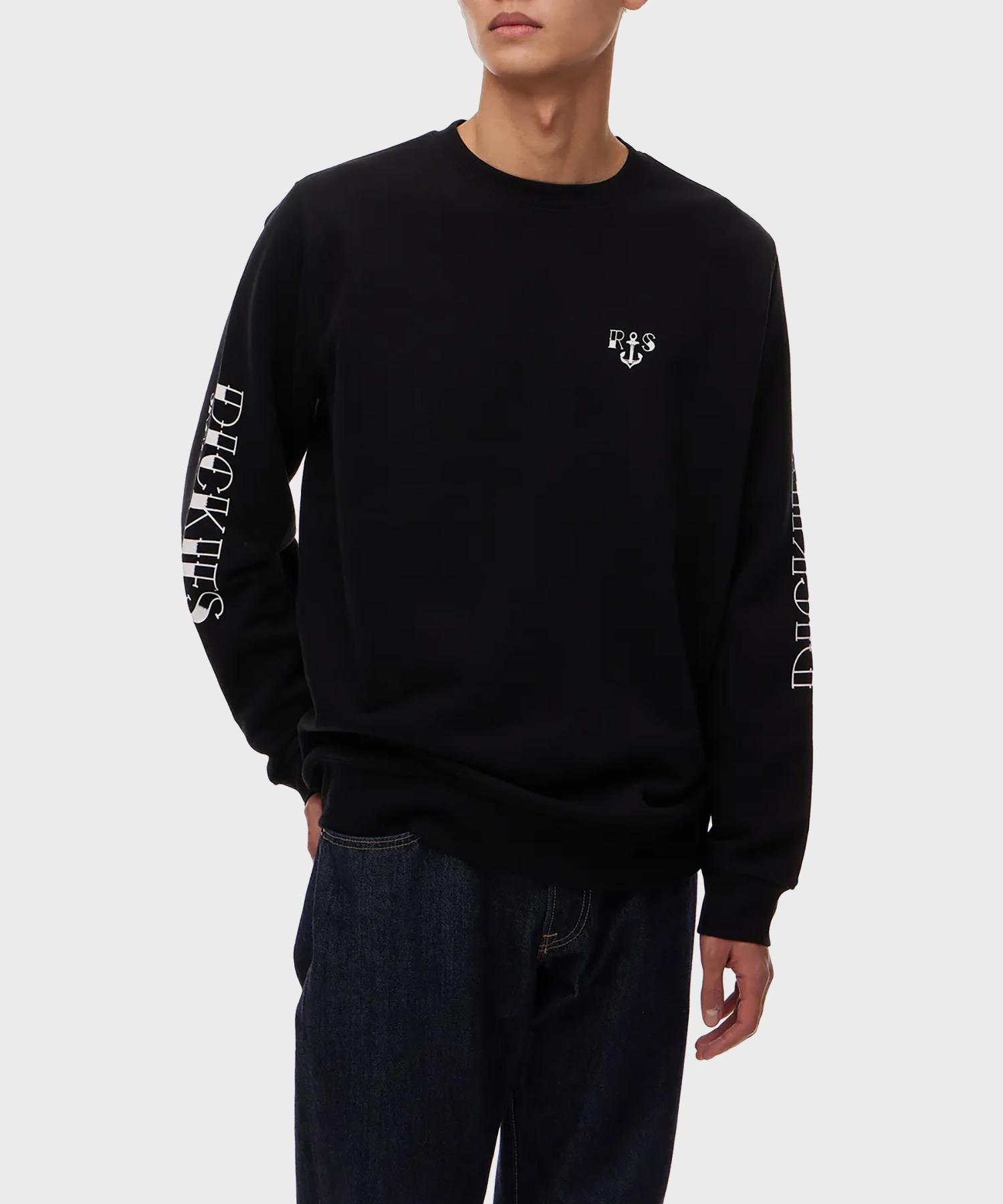 Dickies Ronnie Sandoval Флисовый пуловер с круглым вырезом Черный Black/L