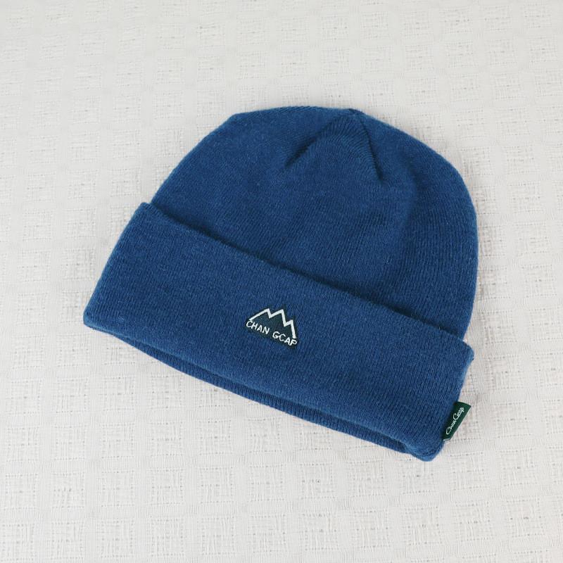 

Winter Knitted Hat With Ear Cover For Women Fashionable Cold Weather Outdoor Gear синій