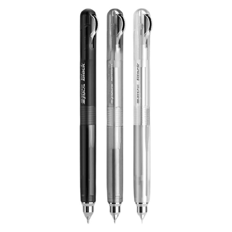 

Set Of 3 0.5mm Ink Roller Ball Pen Fine Point Pen For Exams Office School Writing Smooth Quick Drying Clicks Gel Pen Set