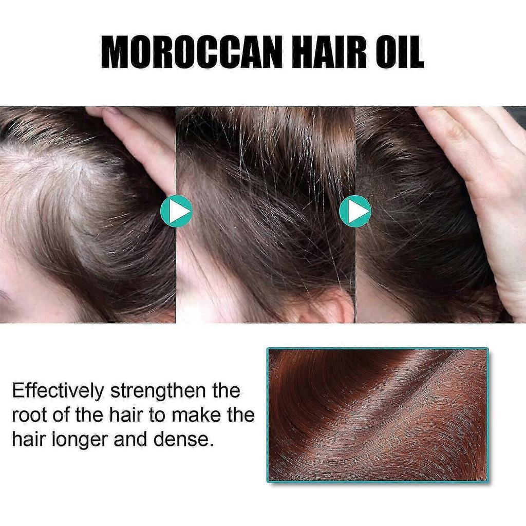 3x Moroccan Hair Oil ZenithGrowth Moroccan Hair Oil 100ml 2025