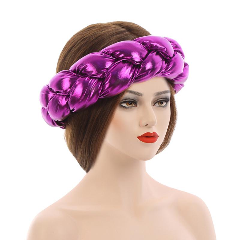 Fashion Braids Headbands for Women Candy Color Elastic Hair Bands Ladies Turban Female Headwear Accessories Bandage Bandana