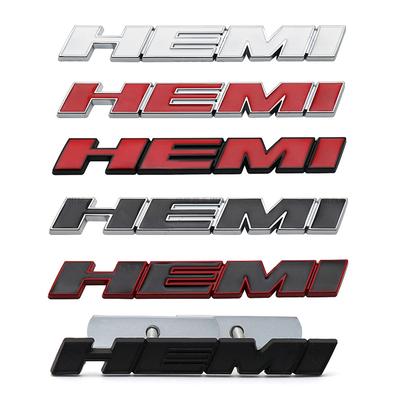 Metall 3D Hemi Autoaufkleber Kühlergrill Emblem Abzeichen Heckklappe Aufkleber für Charger SRT SXT Durango Caliber Journey Caravan Ram Viper