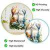 Sleeping Cute Cat in Grass Wall Stickers, Self-Adhesive Decor for Bedroom Living Room Study Room Decoration