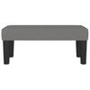 Dark Grey Bench 70 X 30 X 30 Cm Fabric