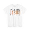 Fall Aesthetic T-shirt Tops Tees Unisex | Autumn Leave Pumpkin| Fall For Jesus He Never Leaves