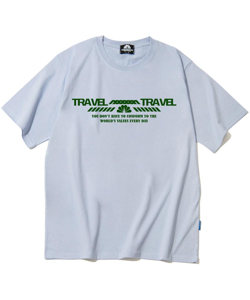 TRIPSHION Double Travel Graphic T-Shirt - 8 Colors (Type A)