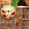 Vintage Floral Dragonfly Retro Metal Tin Sign Wall Decor