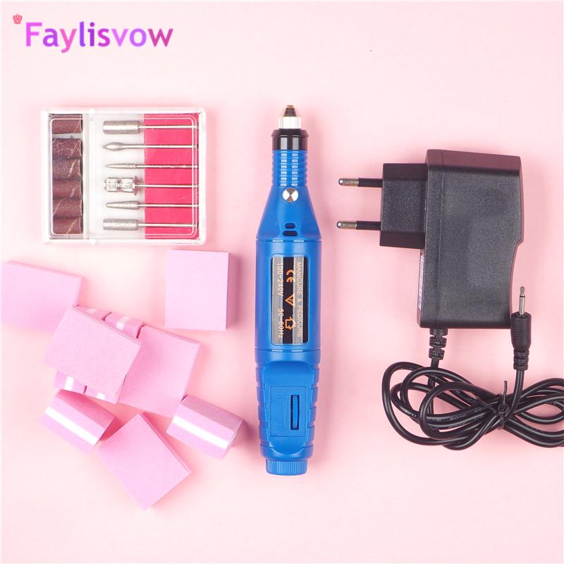 Faylisvow Profesyonel Manikür Pedikür Elektrikli Matkap Tırnak Kalemi Makinesi Seti Kiti