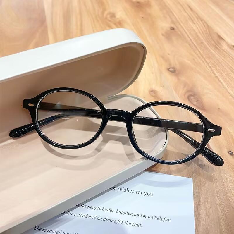 Detaljhandel Zhang Jingyi Med Oval Ramme Nerd Briller Dame Litterær Skilpadde Kan Matche Styrken Js96