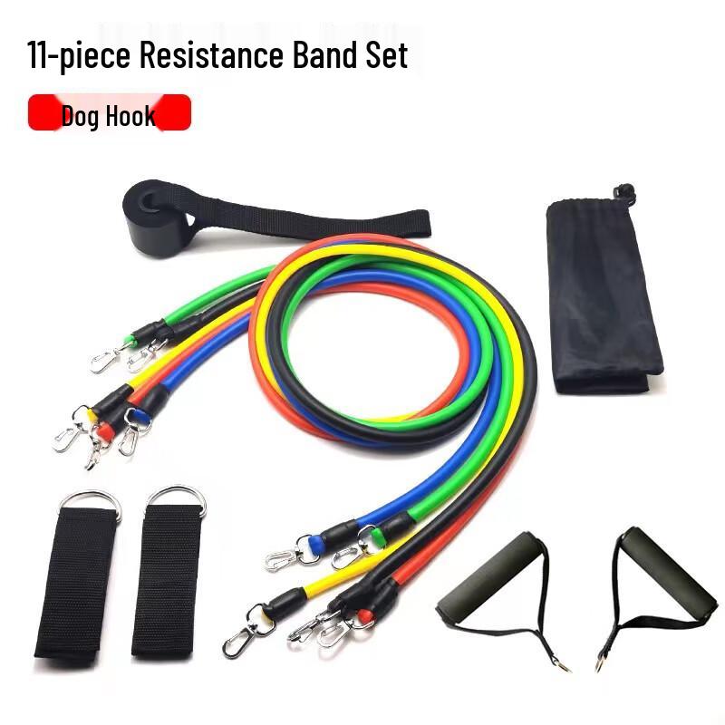 11-Piece Fitness Resistance Band Set