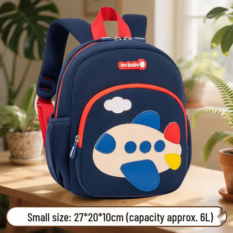 Cartoon 3D Airplane Kids Backpack