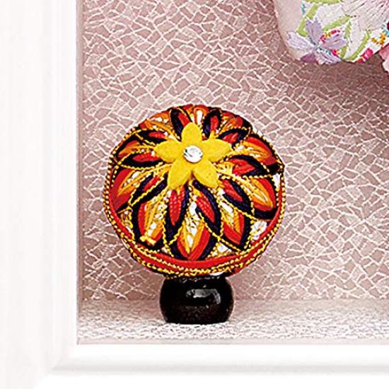 Osaka Choseido Hagoita Framed with a Personalized Wooden Tag for Your First New White and (battledore) (shipped Separately) Year's Decoration, Kosai,