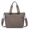 Borsa Tote Versatile in Nylon con Manici in Nastro Tasche con Zip Tracolla Regolabile Borsa a Spalla Casual da Donna per l'Uso Quotidiano