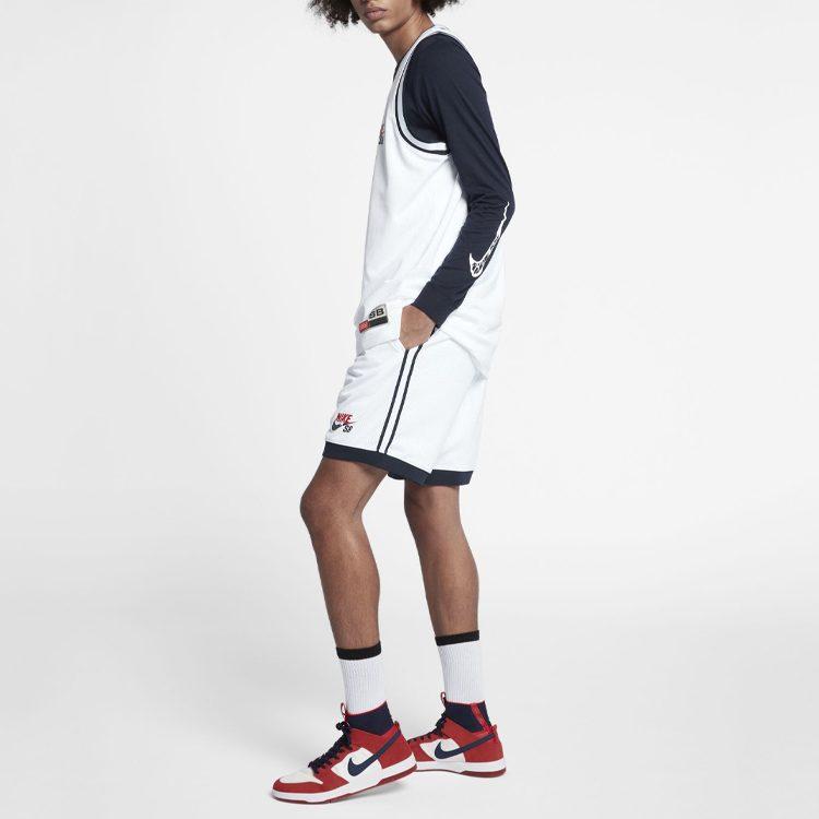 Nike Casual Shorts Men's White Moderate 887094-101