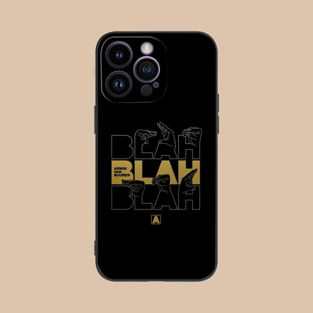 Armin van Buuren Handyhülle für iPhone 15 14 13 12 11 X XR XS 8 7 Pro Max Plus Mini Schwarze Weiche Handyhülle Funda