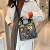New light luxury heavy industry embroidery Princess Diana bag fashion handbag women's retro shoulder messenger bag