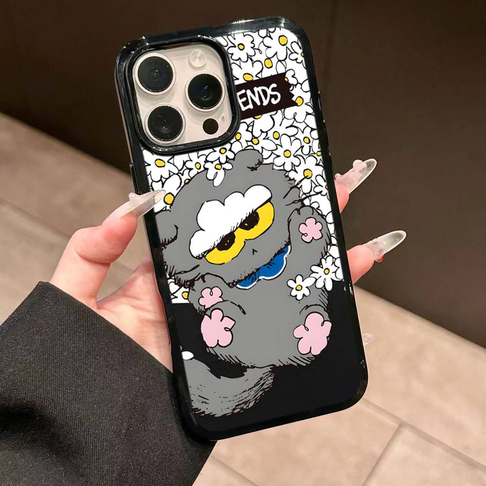 Cute Z-ZO Friends For IPhone 17 16 15 14 13 12 11 Mini Pro Max Plus PC+TPU Back Phone Cover