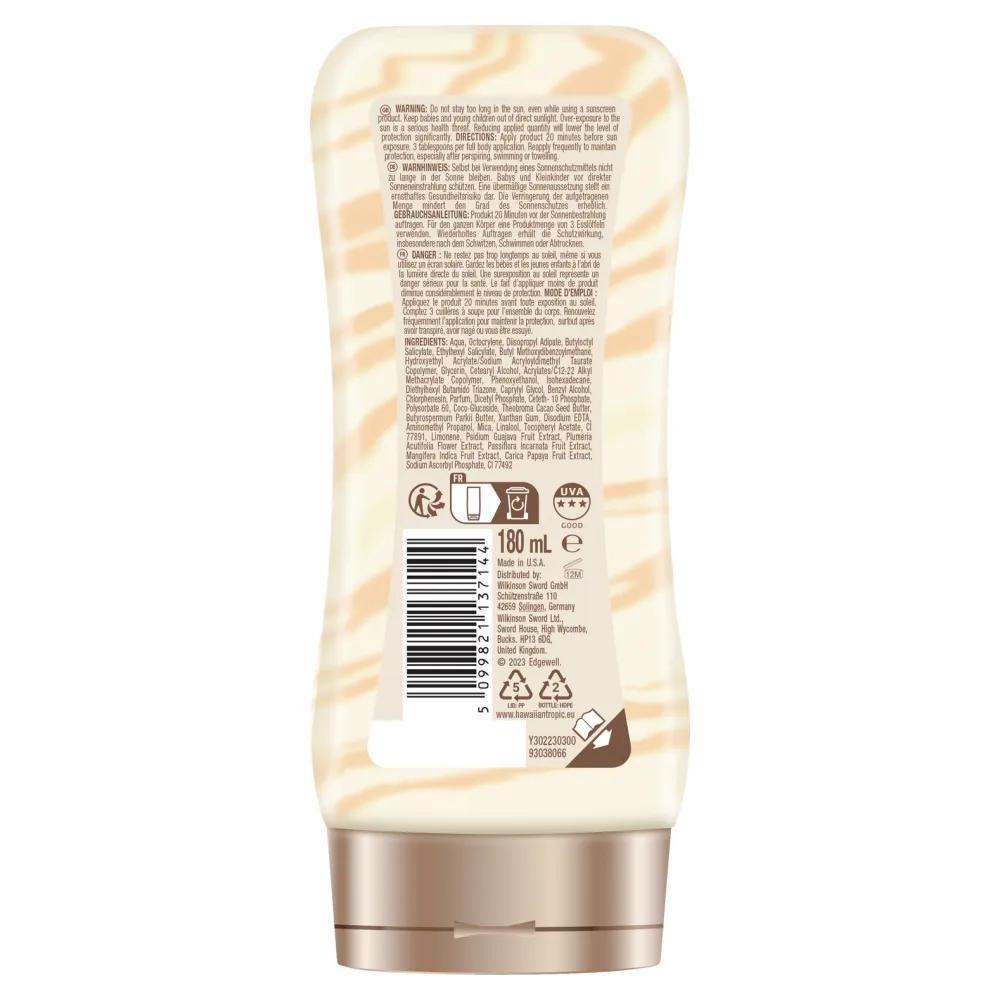 Hawaiian Tropic Sun Lotion SPF30 Hydrating Protection 180ml