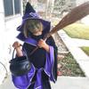 Candy Cauldron Halloween Bucket Witch Basket Plastic Treat Black Pot Bowl Kettle Trick Pumpkin Holder Or Goodie Photo Costume