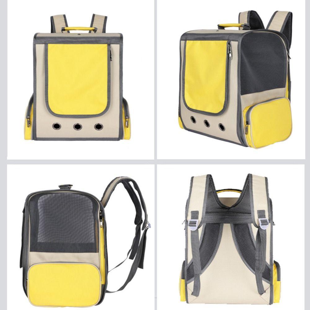 Breathable Cat Carrier Backpack Large Capacity Cat Transport Bag Durable Pet Carrying Bag  Cats
