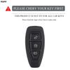 Interior Mouldings Car Smart Key Case Cover For Ford Focus 3 4 ST Mondeo MK3 MK4 Fiesta Fusion Kuga Ecosport Protect Fob Keychai