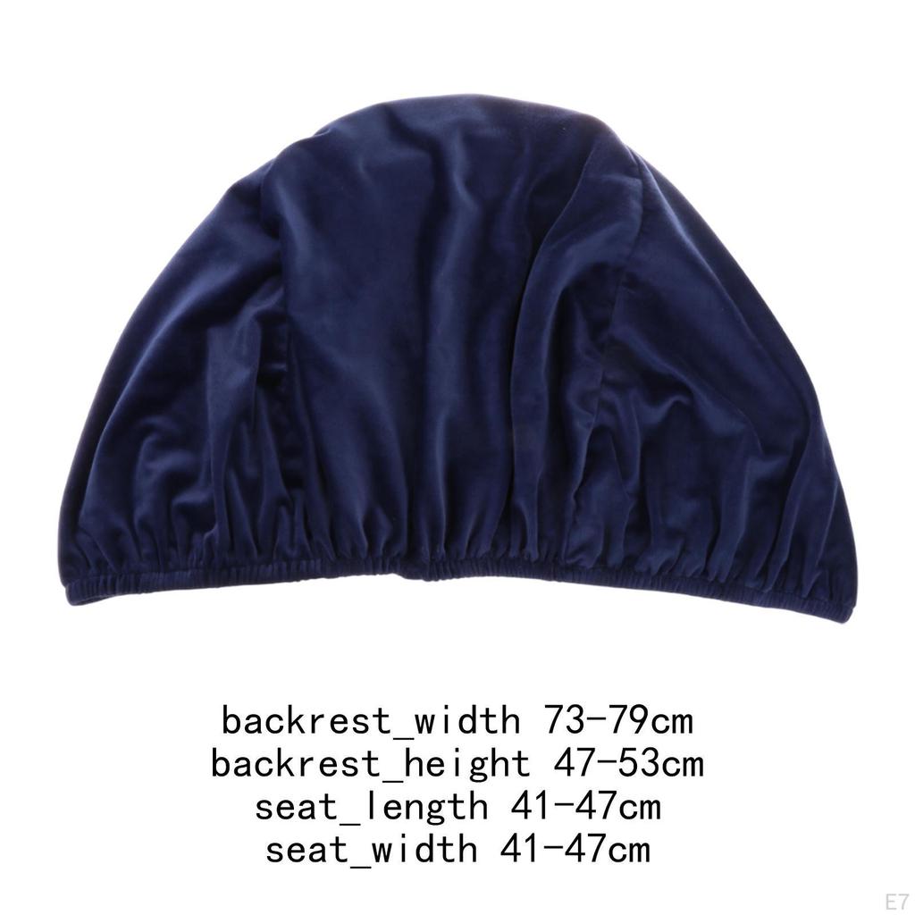 Round Saucer Chair Cover Jacquard Moon Slipcover Soft Elastic Washable Seat Protector Replace