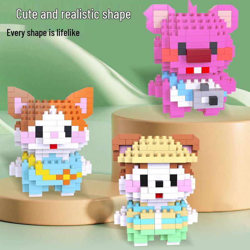 Educational Lego-Compatible Animal Figurine Building Toy for Kids