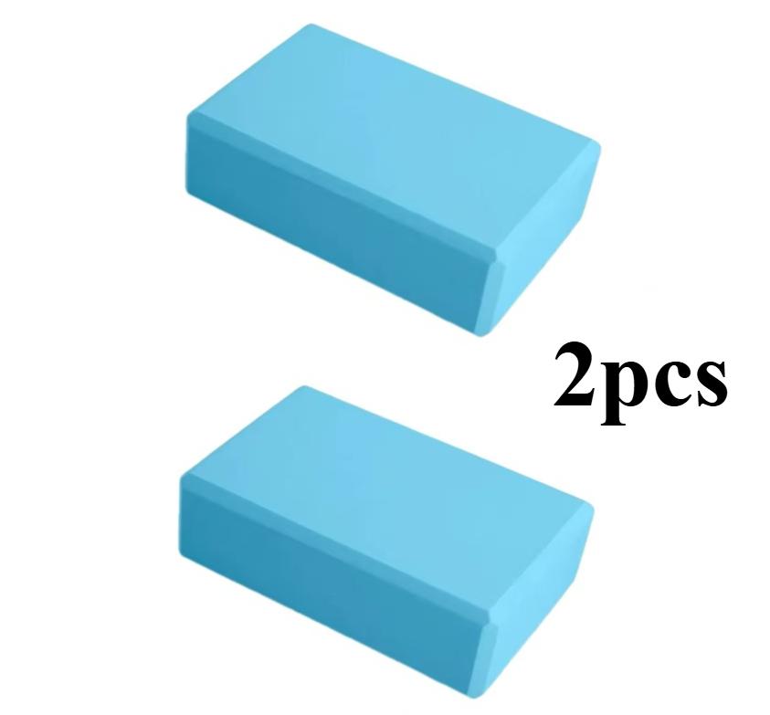 2/1PCS EVA Gym Blocks Foam Brick Training Exercise Fitness Equipment Dance Yoga Auxiliary Tool Stretching Body Shaping