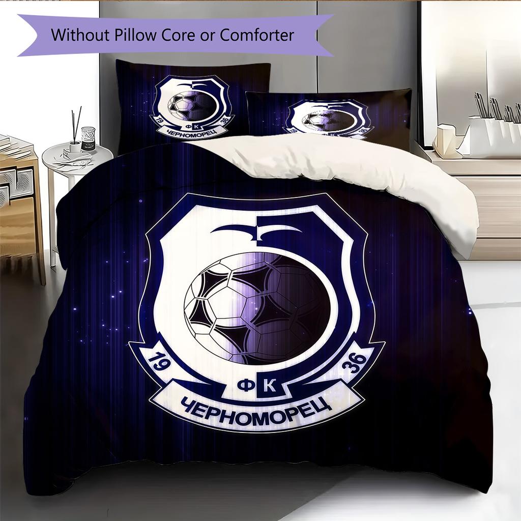 Chornomorets Odesa Pattern Bedding Quilt Set Home Decoration Gift (1 * duvet cover + 2 * pillowcase without core).xwn