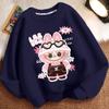 Children's Fashion Round-neck Hoodie, Spring and Autumn Boys' and Girls' Casual Long-sleeved Coat