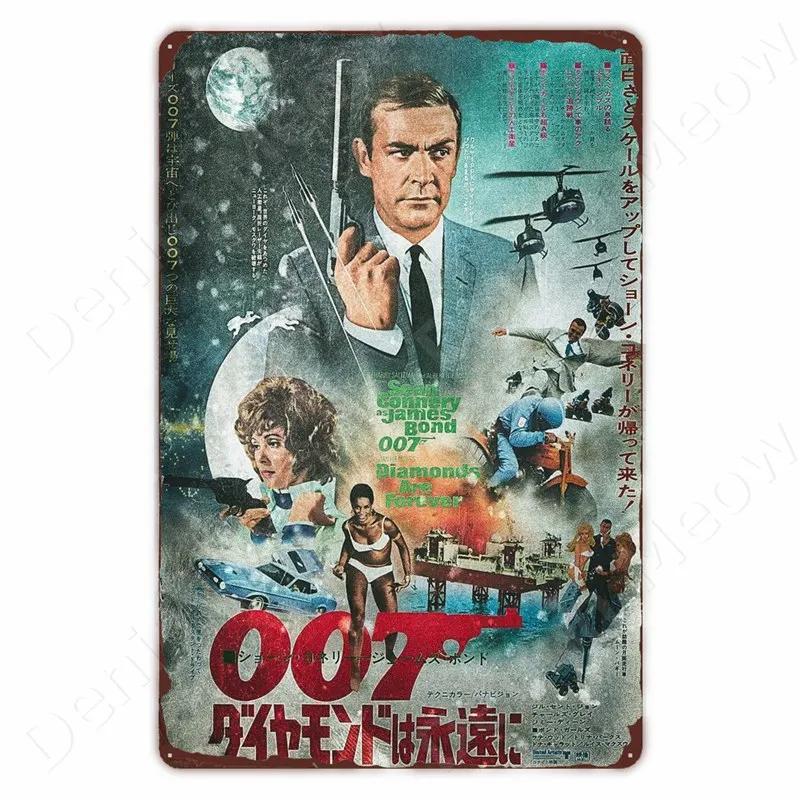 Retro Metal Cinema Movie Poster Vintage Metal Sign Wall Art Decor Aesthetic Living Room Decoration