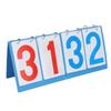 Blue Red Numbers Flip Score Keeper Waterproof Sports Scoreboard Tabletop Scoreboard  Table Tennis