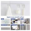 Wall Hooks Adhesive Mounting Acrylic Nodrill Strong Hold For Home Organization