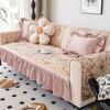 Luxury European Pink Sofa Cover Four Seasons Universal Chenille Sofa Cushion Home Living Room Decoration Jacquard Couch Covers