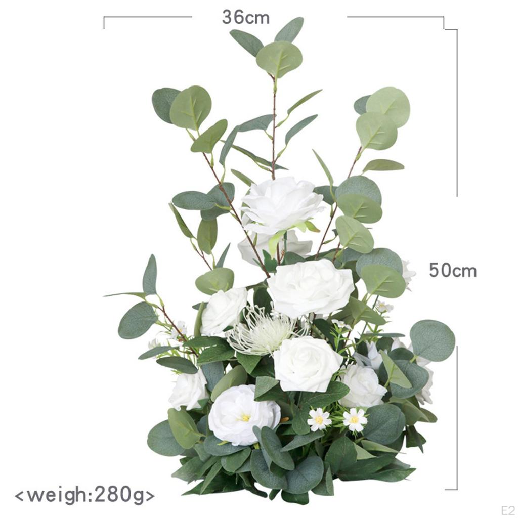Artificial Flower Bouquets Faux Flowers Tables Decoration Vase Decor Wedding Centerpiece Table