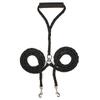 Strong Dual Dog Leash Double Dog Leash 360 Swivel No Tangle Double Dog Walking Training Leash Comfortable Pet Leads for Two Dogs
