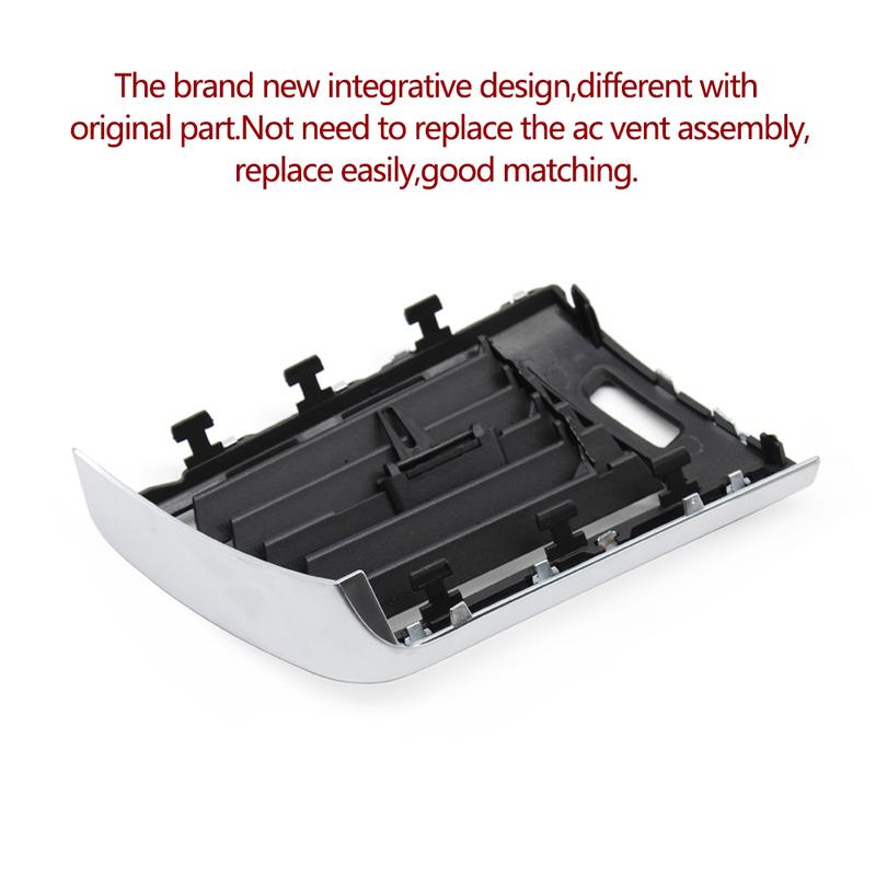 Front Left Right Air Conditioner Chromed AC Vent Grille Outlet Cover Replacement For Mercedes Benz W166 W292 ML GL GLE GLS Class