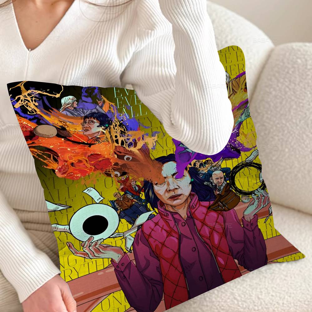 

E-Everything Everywhere All At Once Pillow Cover Sofa Cushion Cover Home Room Decoration Children Gift 30cmx30cm
