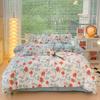 Skin-friendly Cotton Plant Cashmere Thickened Sanded Four-piece Bedding Set Dormitory Three-piece Set Bed Sheet Quilt Cover