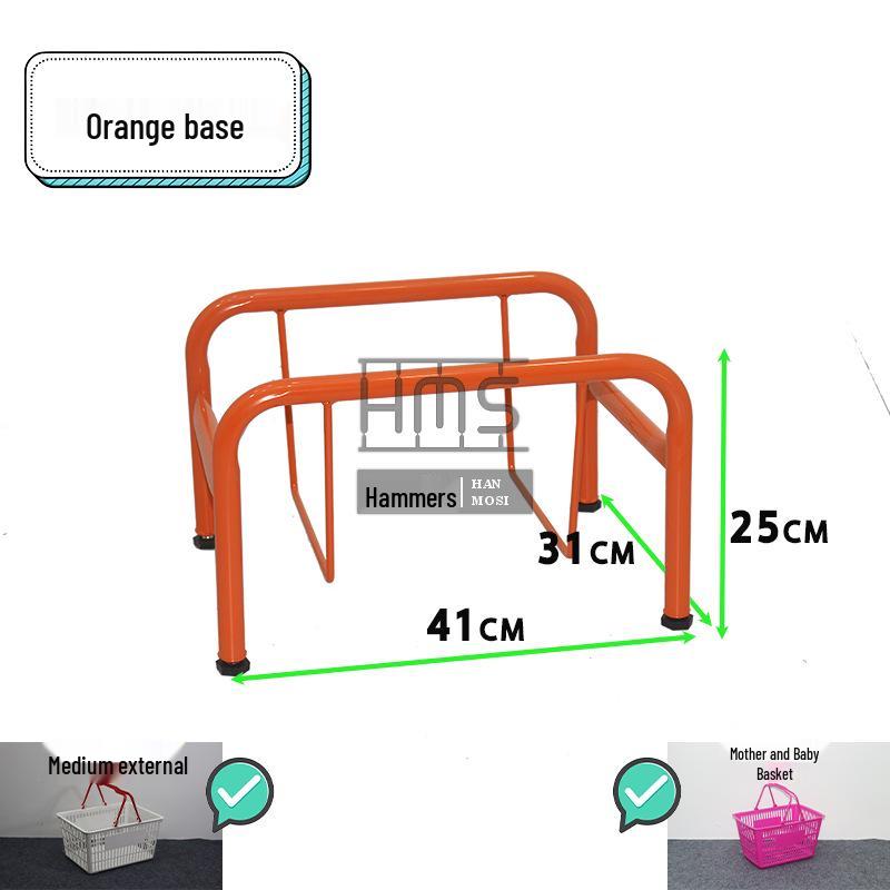 Thickened Handheld Plastic Shopping Basket - Suitable for Snacks, Household Vegetables, and Convenience Stores