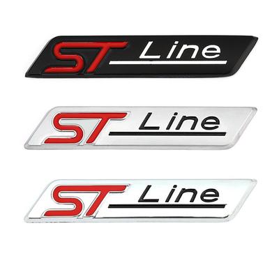 3D kovová samolepka na auto Obtisky se znakem ST Line pro Fo+rd F-150 Focus X Vignale ST Line Mondeo Escape EcoBoost 245 330 Explorer