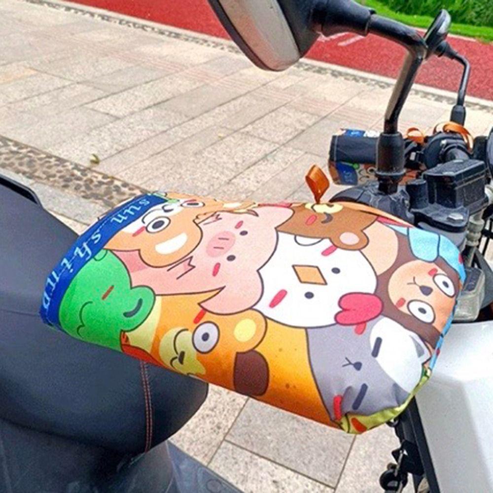 Coldproof Waterproof Windproof Electric Vehicle Warm Gloves Thickened Handle Covers  Autumn Winter