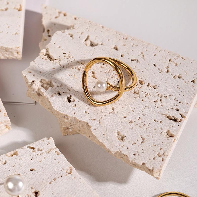 Natural Creative Irregular Hole Gravel Display Plate Ins Minimalist Cosmetics Jewelry Ornaments Placement Photography Prop Tray