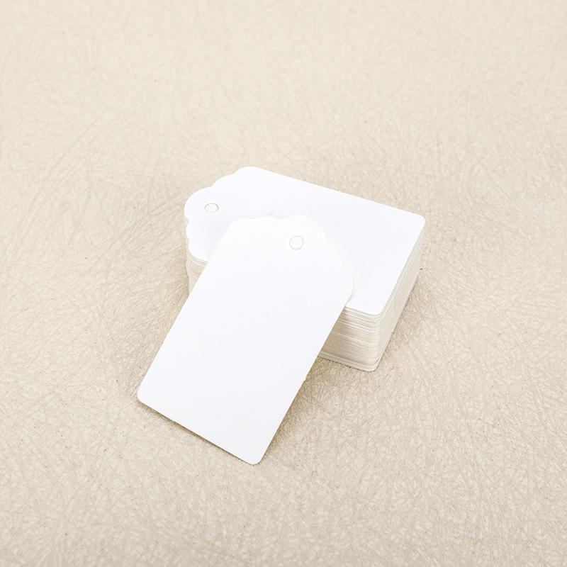 Prázdné cenovky z kraftového papíru pro DIY, pečení a dekoraci