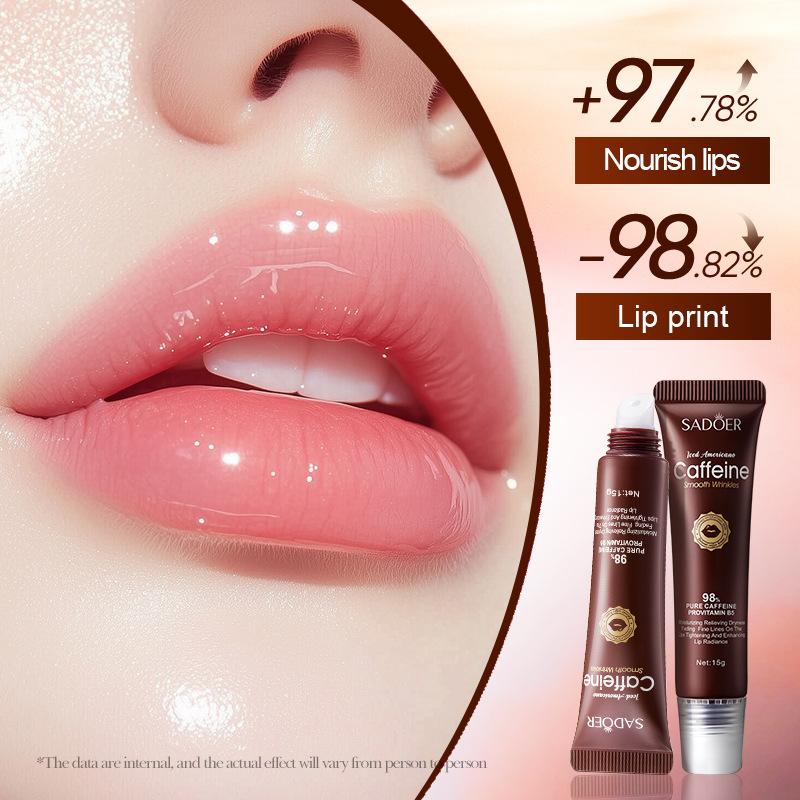 Caffeine Anti-wrinkle Lip Cream, Moisturizes the Lips and Reduces Lip Lines.