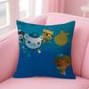 Bblue Octonauts Logo   Personalized Pillow Dust Cover Bedroom Kids Party Decoration Pillowcase Birthday Children Gift