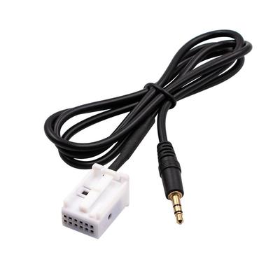 1pc Car Aux Cable 3.5MM MP3 Audio Adapter For Peugeot 307 308 408 407 507 Sega Triumph Citroen C5 C2 RD4