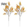 Indoor Faux Flowers for Living Room Realistic Artificial Autumn Home Decoration, Silk Floral Elegant Sprays Dining Branches Halloween Table