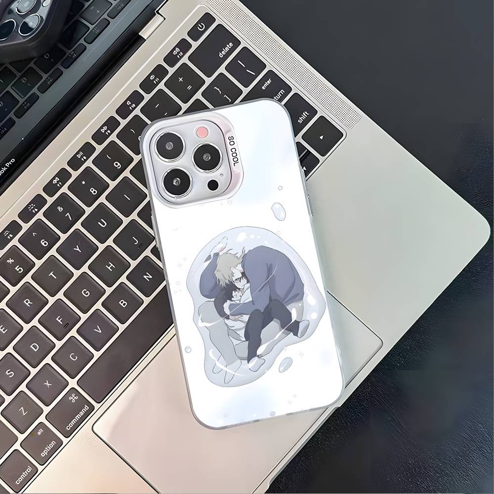 

Low T-Tide in T-Twilight Euihyun White Matte Shockproof CoverPhone Case For iPhone 17,16,15,14,13,12,11,Pro,XS,Max,Plus,Mini iPhone12PRO