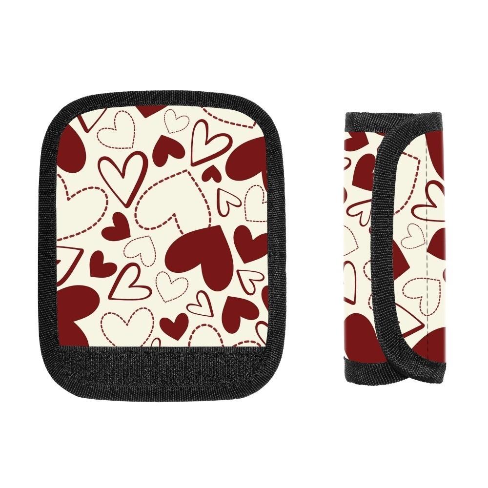 

Soft Luggage Handle Cover Love-heart Waterproof Suitcase Bag Handle Sleeve Anti-slip Replacement Stroller Grip Protective Cover